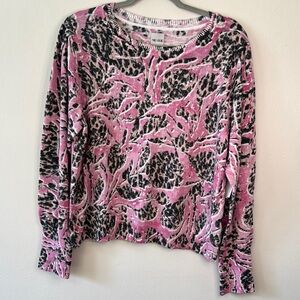 Nic+Zoe Petal Dot Femme Sleeve Sweater